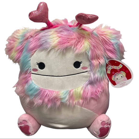 DORBRILLA 16” BIGFOOT RARE HTF VALENTINES SQUISHMALLOW ❤️❤️❤️❤️❤️❤️❤️❤️❤… - Picture 4 of 8